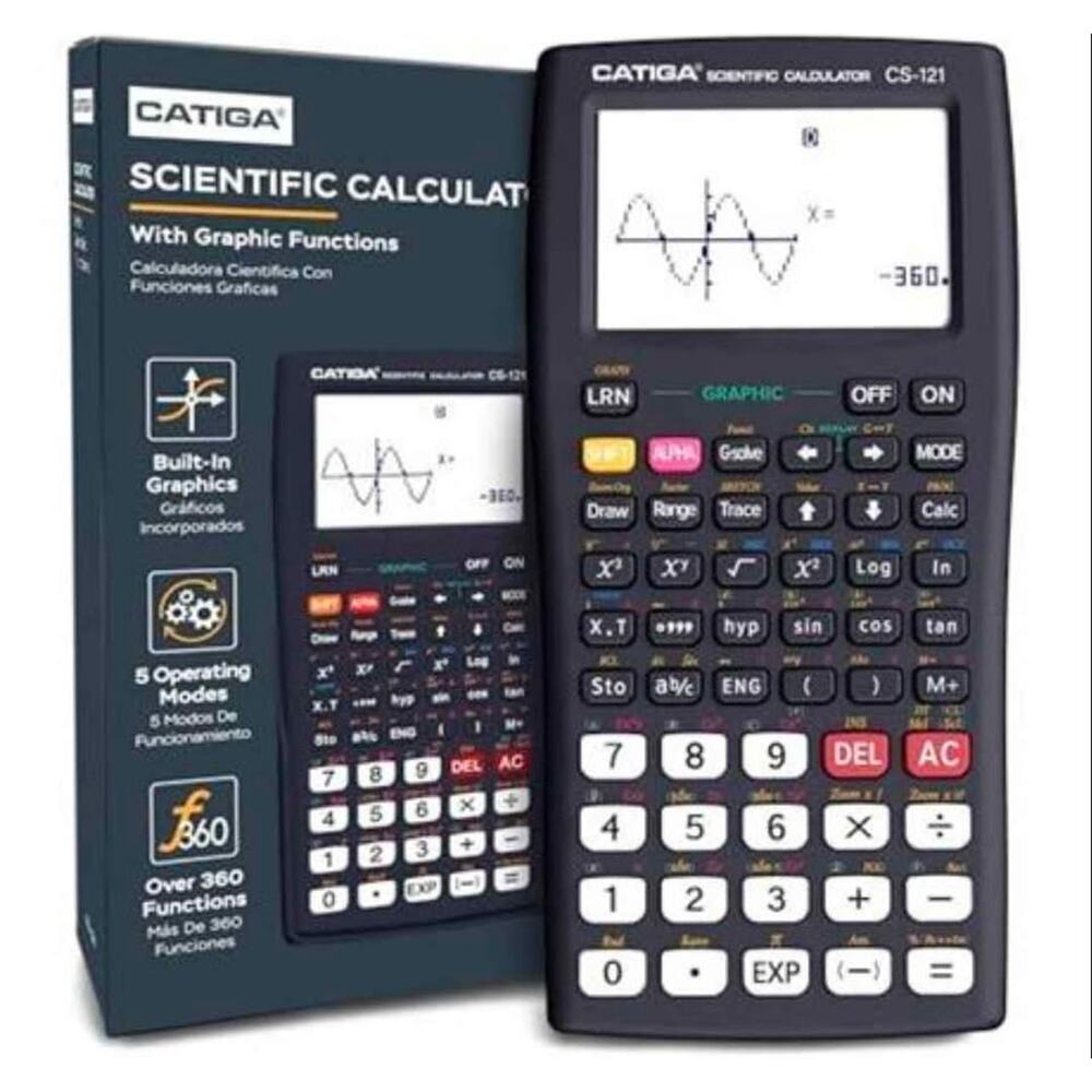 CATIGA Scientific Graphing Calculator with Graphic Functions, Multiple Modes